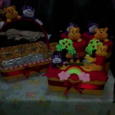 set toples hias + keranjang aqua