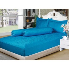 Sprei emily King bantal 2 (180x200) blue