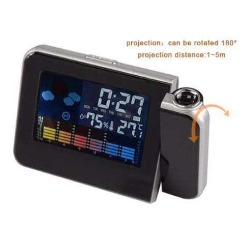 STARSTORE JAM DIGITAL PROYEKTOR DENGAN LED DAN TEMPERATUR JAM MEJA PROJECTOR
