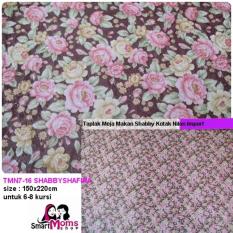 TAPLAK MEJA MAKAN SHABBY IMPORT 6-8 KURSI SHAFIRA