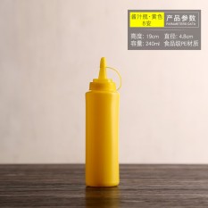Terkenal Botol Plastik Selai Salad Dressing Spuit Kue Saus Pot