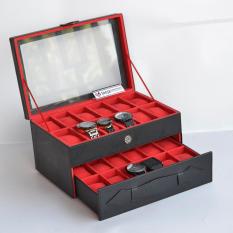 Watch Box Organizer - Kotak Tempat Jam Tangan Susun Isi 24