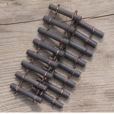Wooden Plank Fence Micro Landscape Garden Decor 5Pcs coffee - intl