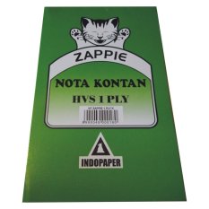 MURAH - 12 buku Nota Kontan HVS 1 Ply 1/4 Folio Hijau INDOPAPER