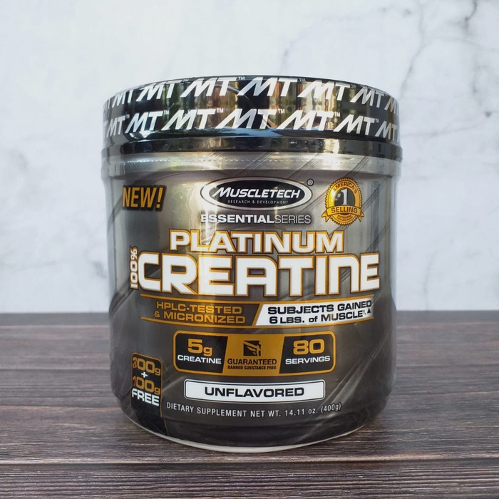 Muscletech Platinum Creatine Gram Bpom Creatine Monohydrate Powder