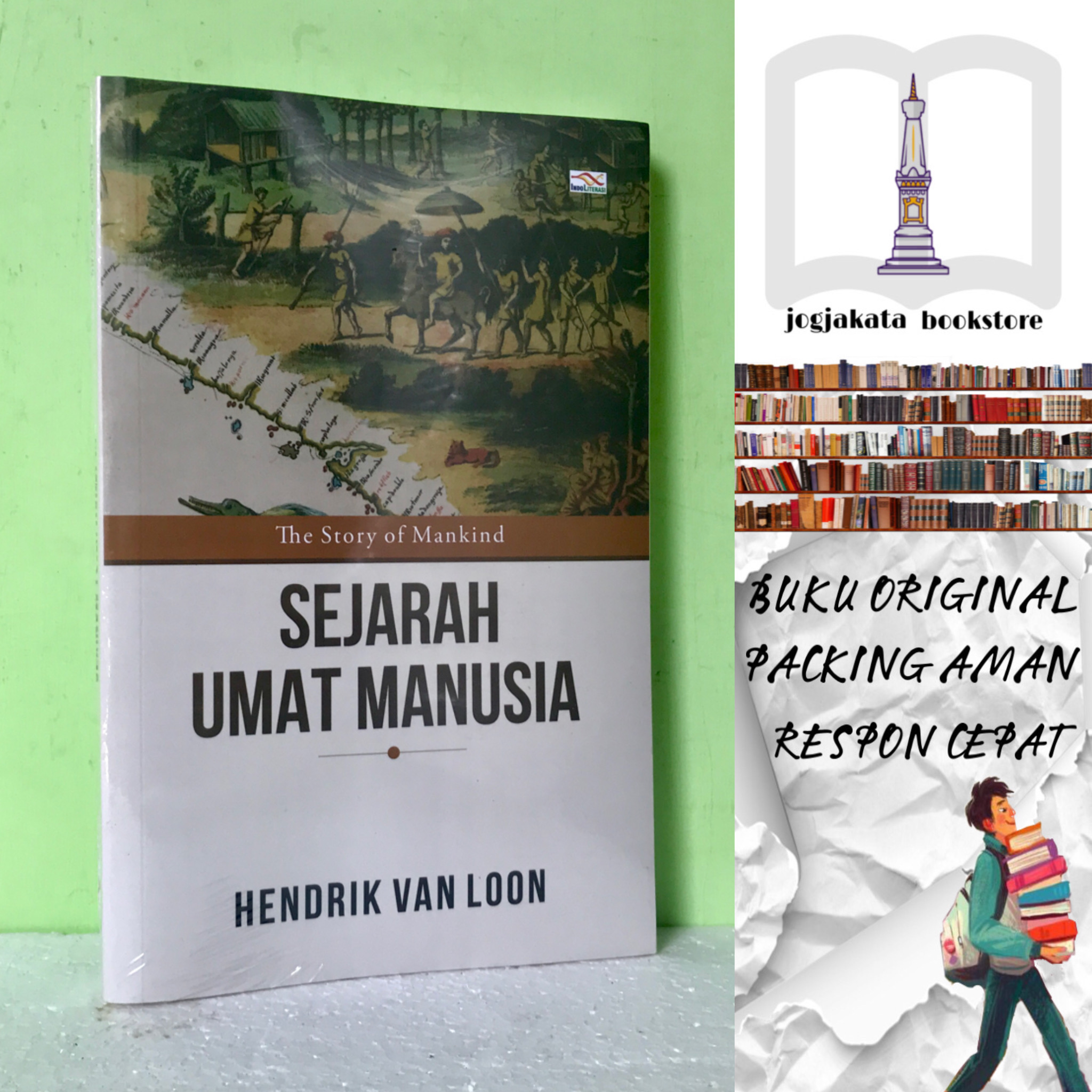 Buku Sejarah Umat Manusia The Story Of Mankind Hendrik Van Loon