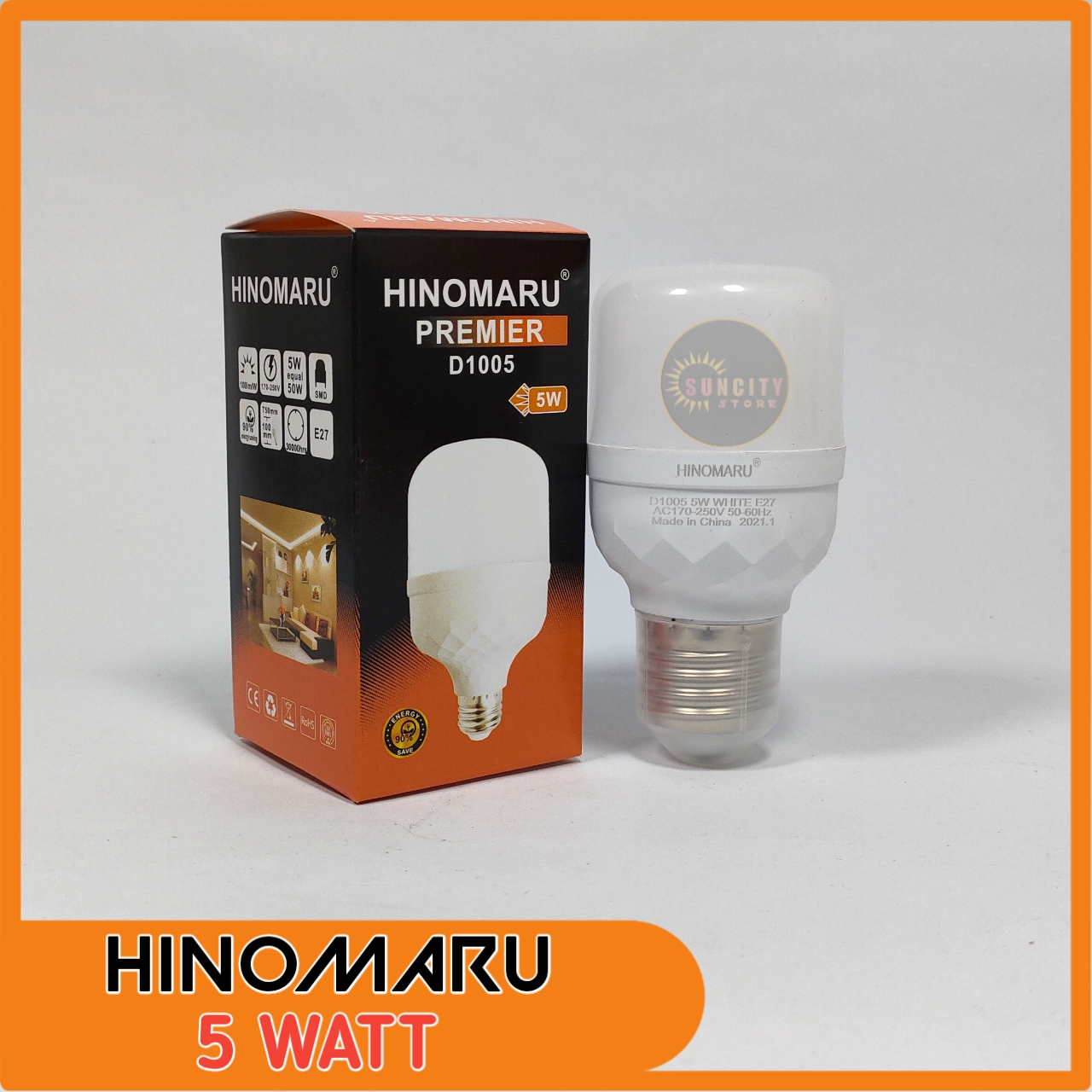 Hinomaru Premier Lampu LED Capsule 5 Watt Cahaya Putih Lazada Indonesia