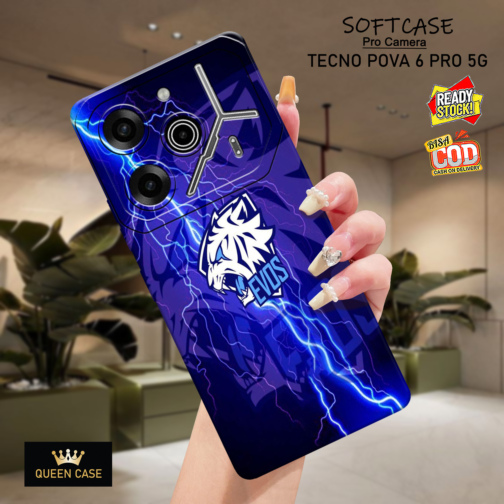 Casing Hp Tecno Pova Pro G Terbaru Fashion Gaming Case Casing