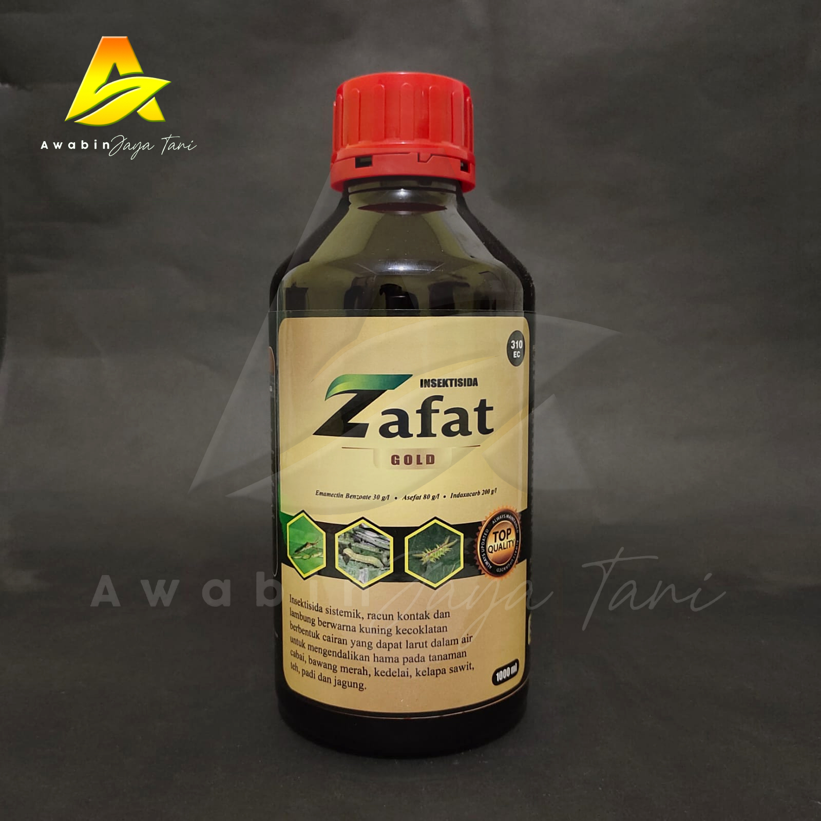 NSEKTISIDA ZAFAT GOLD 310 EC BAHAN AKTIF EMAMECTIN BENZOAT ASEFAT