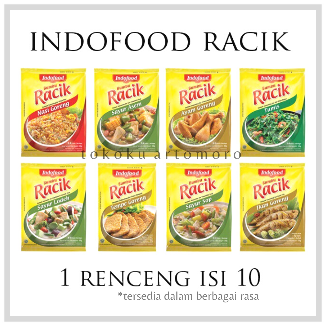 Indofood Bumbu Racik Bumbu Racik All Variant Renceng Isi Pcs