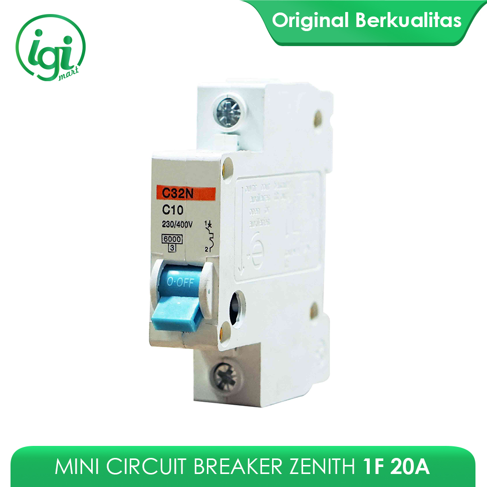 Mcb Listrik Zenith P A Mini Circuit Breaker P Pole Lazada