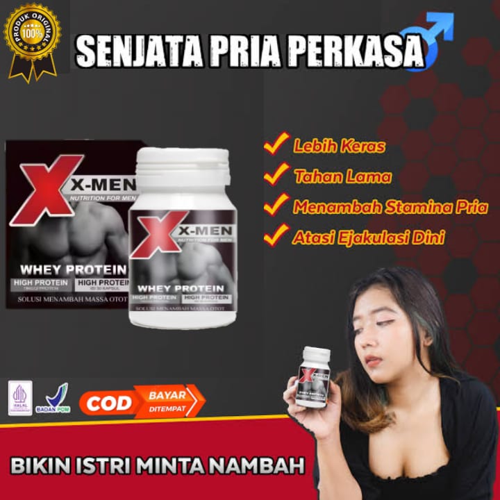 New Produk X Men Obat Kuat Pria Tahan Lama Isi Kapsul Segel Ampuh