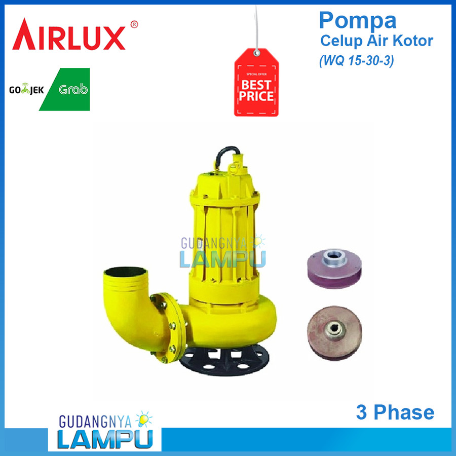 Pompa Celup Untuk Air Kotor Head Tinggi Airlux Wq Phase