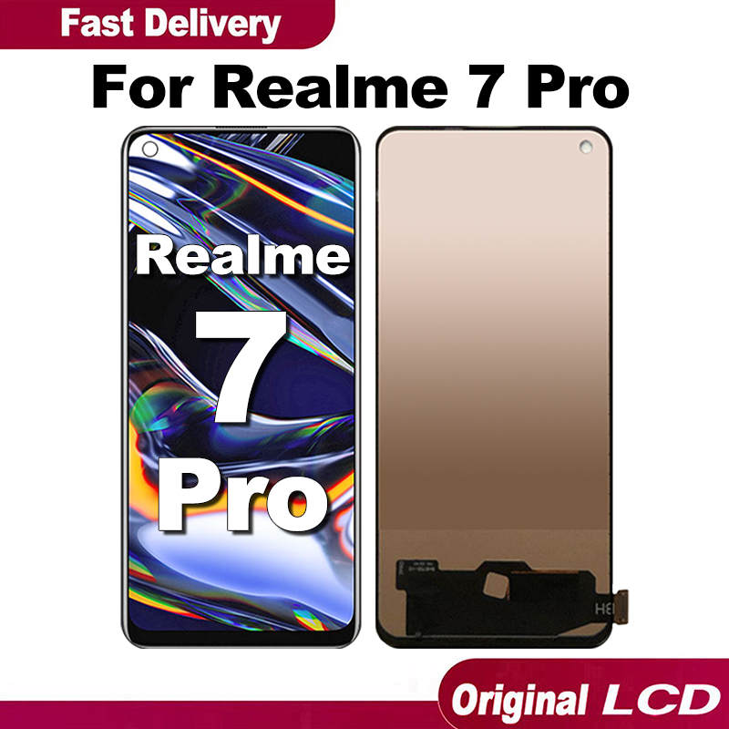 LCD Realme 7 PRO Original Touchscreen 9H Kekerasan Permukaan