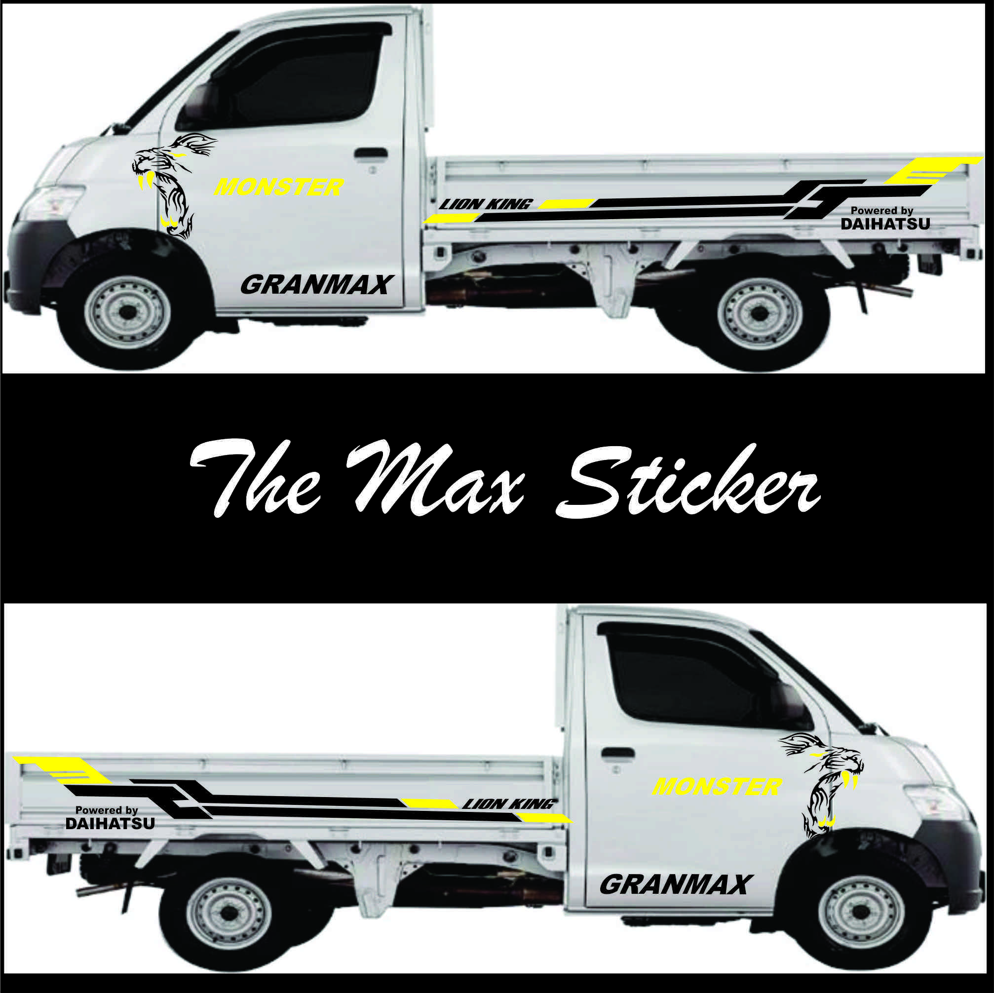 Sticker Mobil Pick Up Daihatsu Granmax Sticker Mobil Granmax Lazada