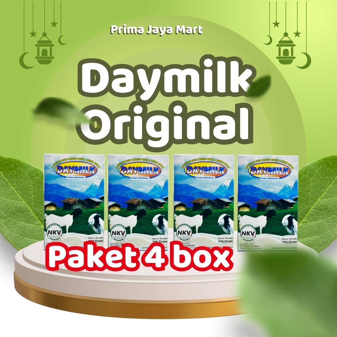 DAYMILK Susu Kambing Etawa Halal BPOM Asli Bubuk Dan Berkualitas