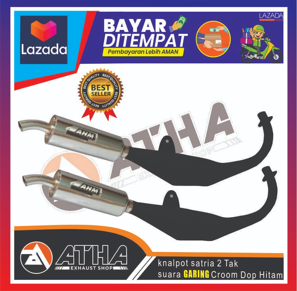 Knalpot Satria Tak Standar Racing Ahm Satria Hiu Lazada Indonesia