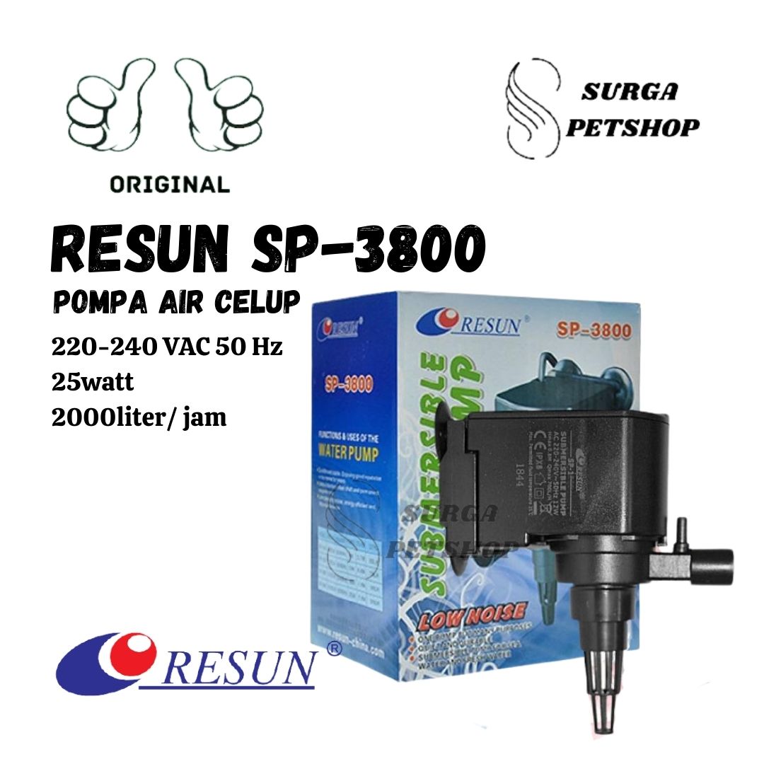 RESUN SP 3800 Pompa Air Submersible Water Pump Celup SP3800 RE Aquarium