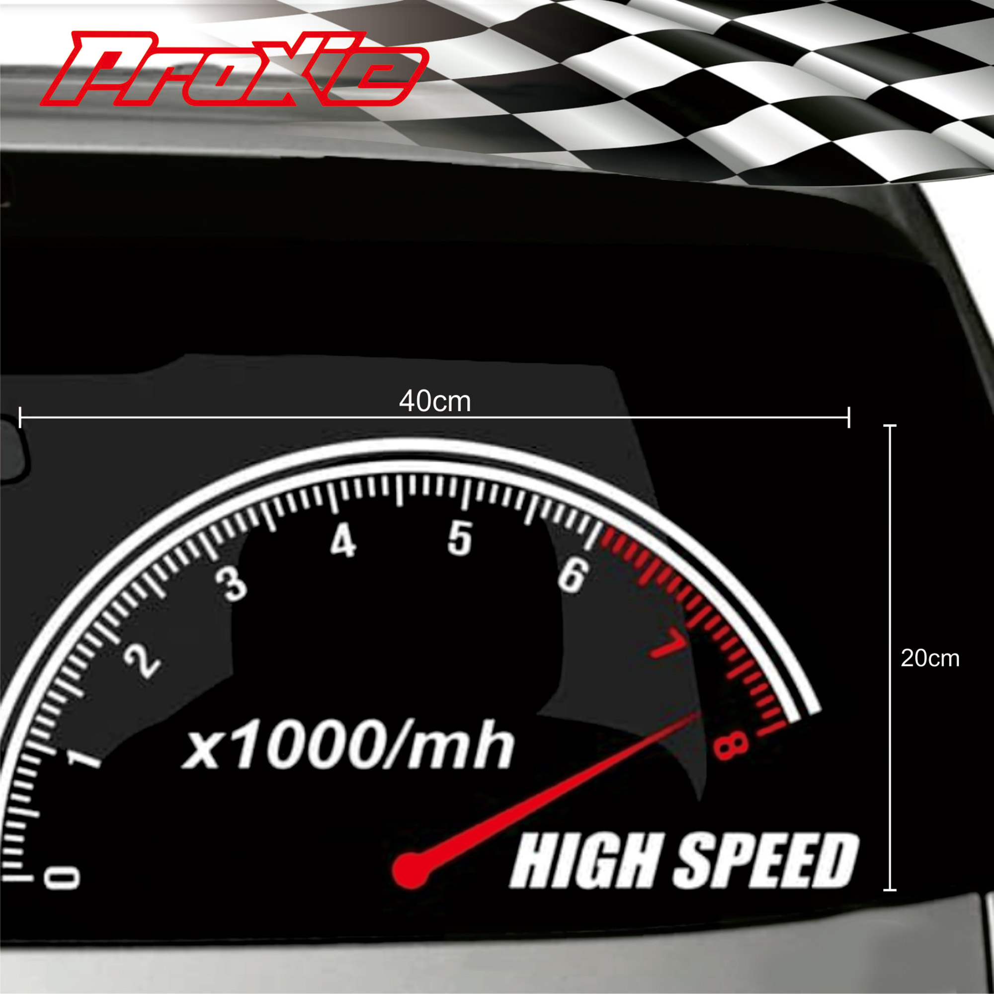 Sticker Mobil Cutting Stiker Speedometer Untuk Kaca Dan Body Mobil