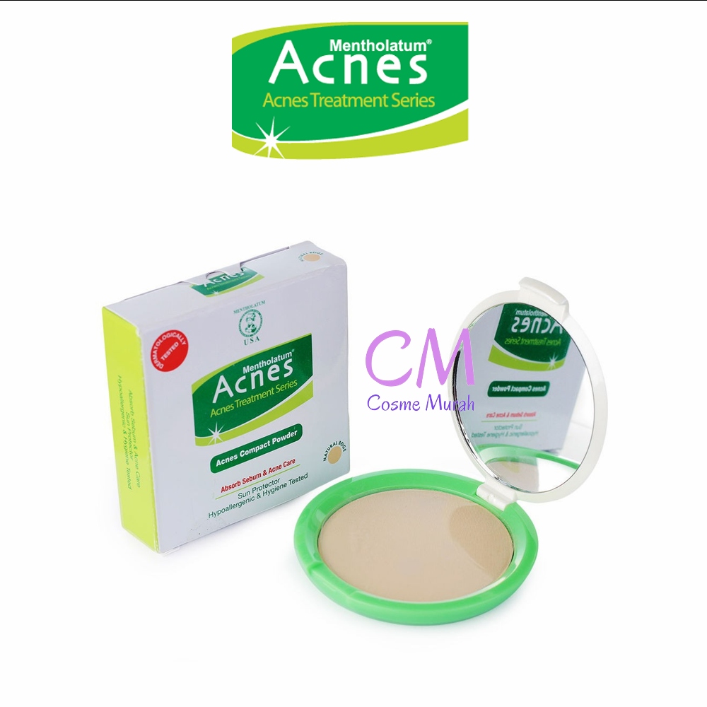 Acnes Treatment Series Compact Powder Absorb Sebum Acne Care Bedak