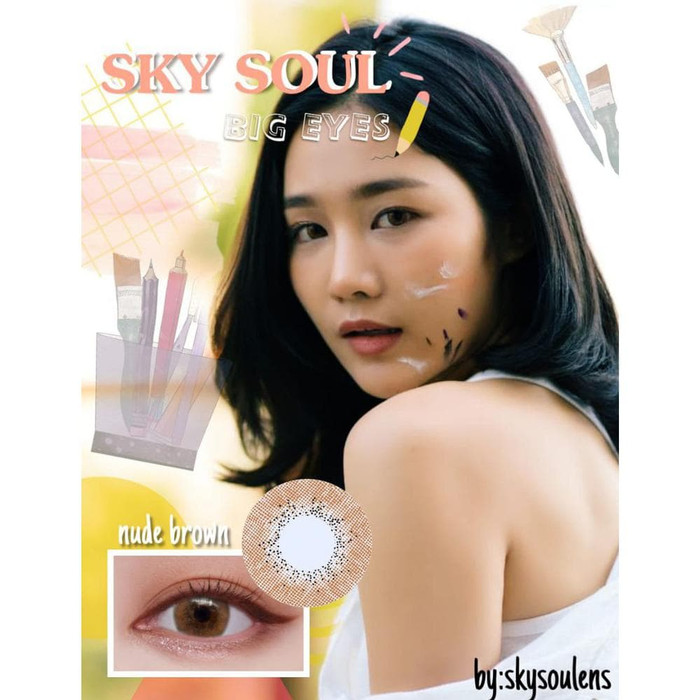 BISA COD Softlens Sky Soul Big Eyes OLD DAN NEW NORMAL MINUS