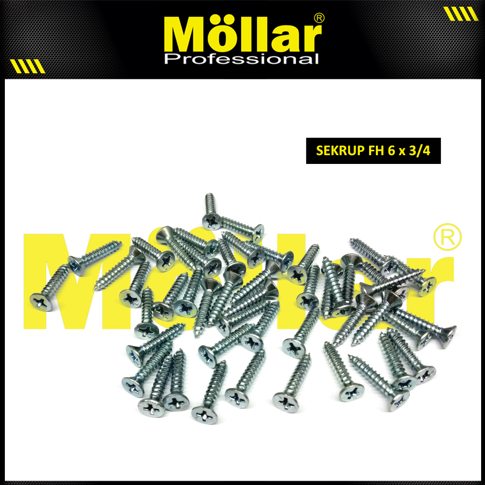 Mollar Couplers Fh X Bolt Screw Tapping Screw Pcs