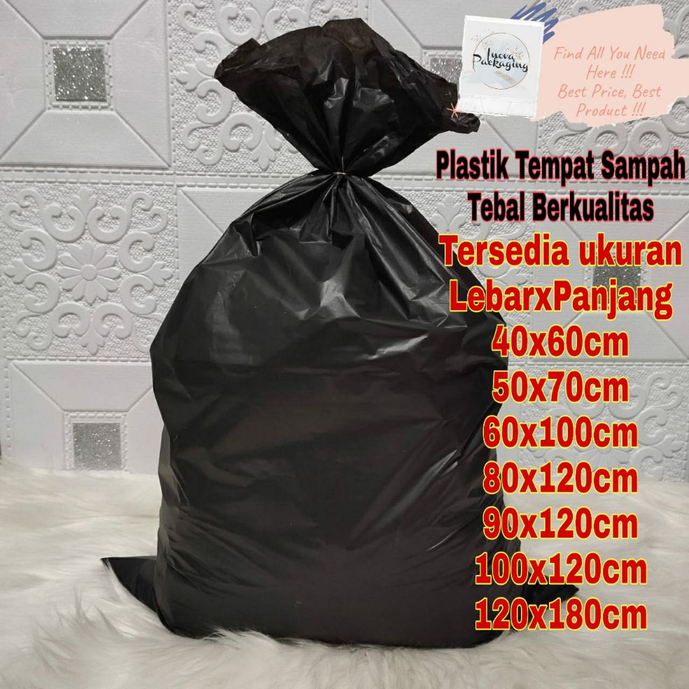 Kantong Plastik Sampah 40 X 60 Cm Trash Bag Tempat Sampah Plastik