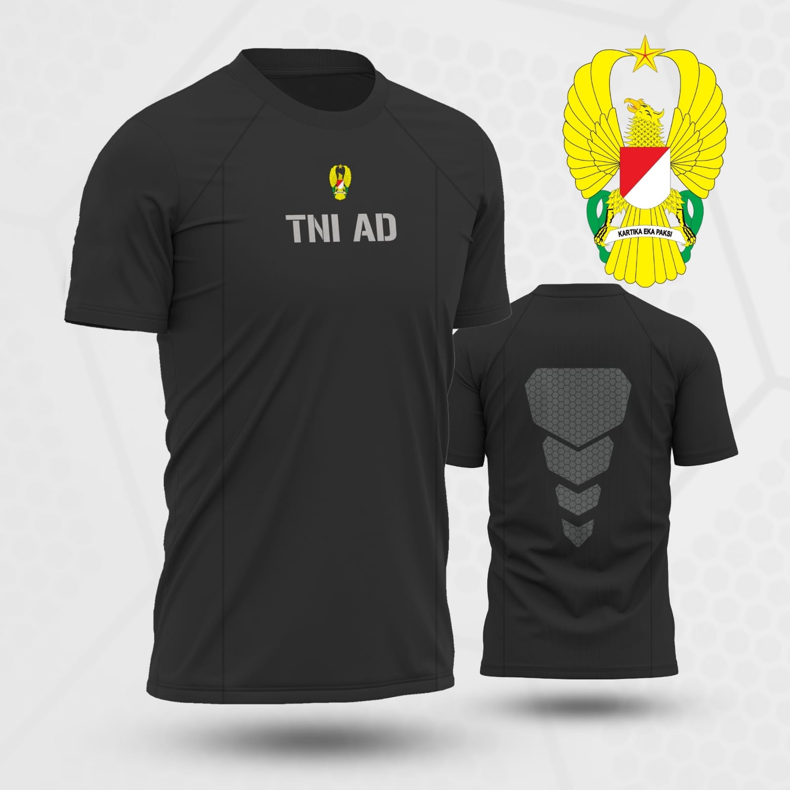 Kaos Olahraga Tni Ad Baju Hitam Tni Ad Jersey Olahraga Tni Ad Bahan