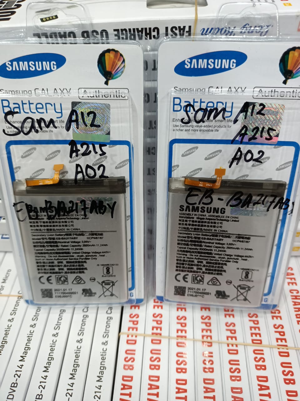 BATRE BATERAI BATTERY EB BA217ABY SAMSUNG GALAXY A21S A12 A02 ORIGINAL