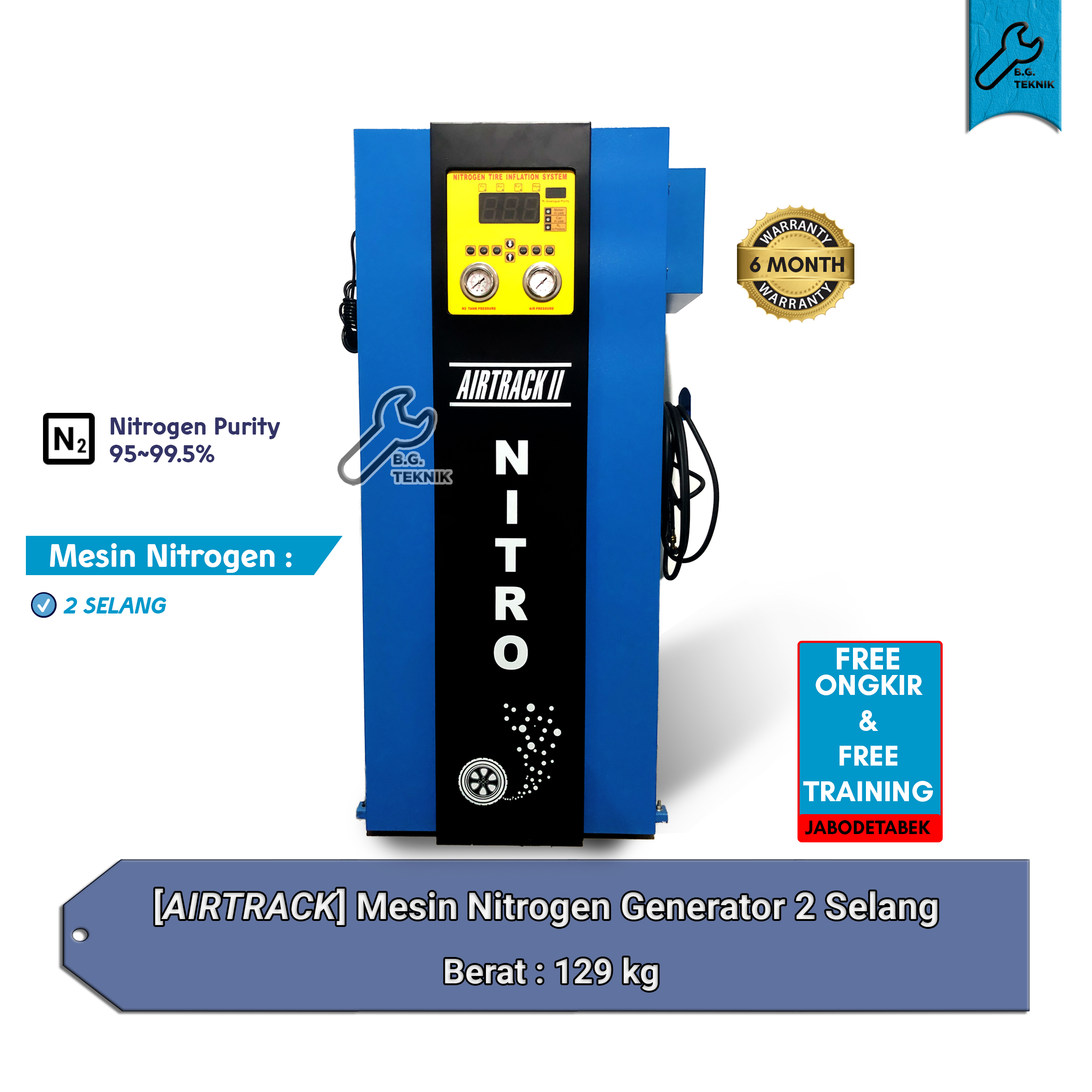 Mesin Nitrogen Generator Mobil And Motor 2 Selang Lazada Indonesia