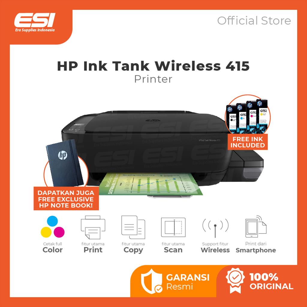 Hp Ink Tank Wireless Z B A Lazada Indonesia