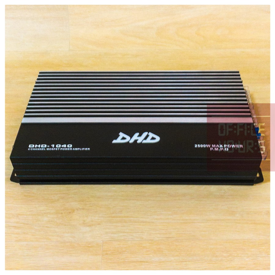 Power Amplifier 4 Channel DHD 1040 Black And Silver Lazada Indonesia