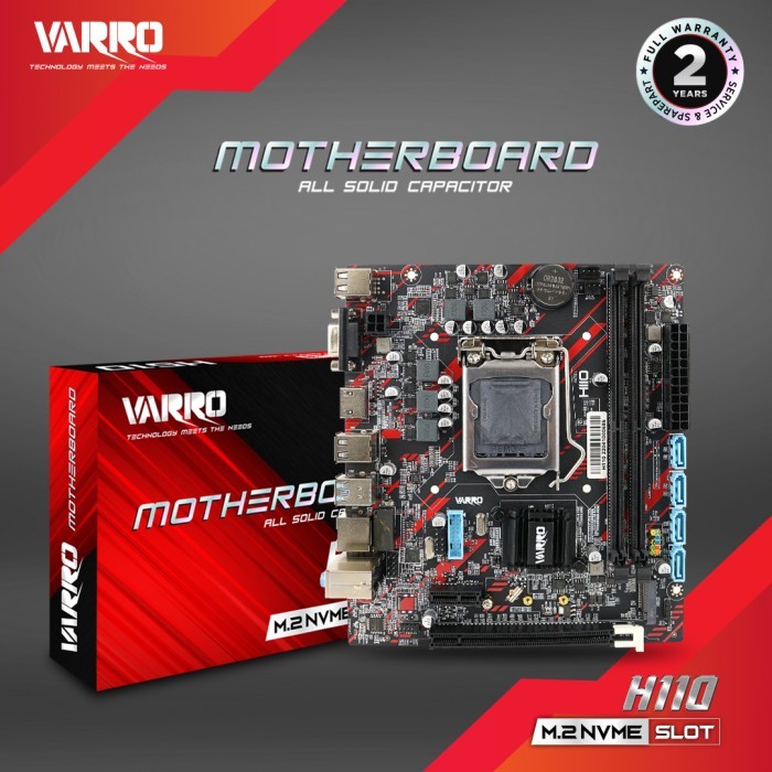 Motherboard Varro H110 M2 NVMe Slot DDR4 Lazada Indonesia