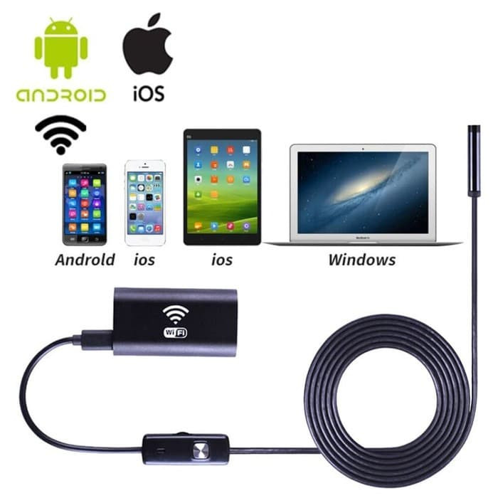 Wifi Kamera Endoscope Hd 720p Cctv Bisa Di Pantau Lewat Hp Tanpa Kabel