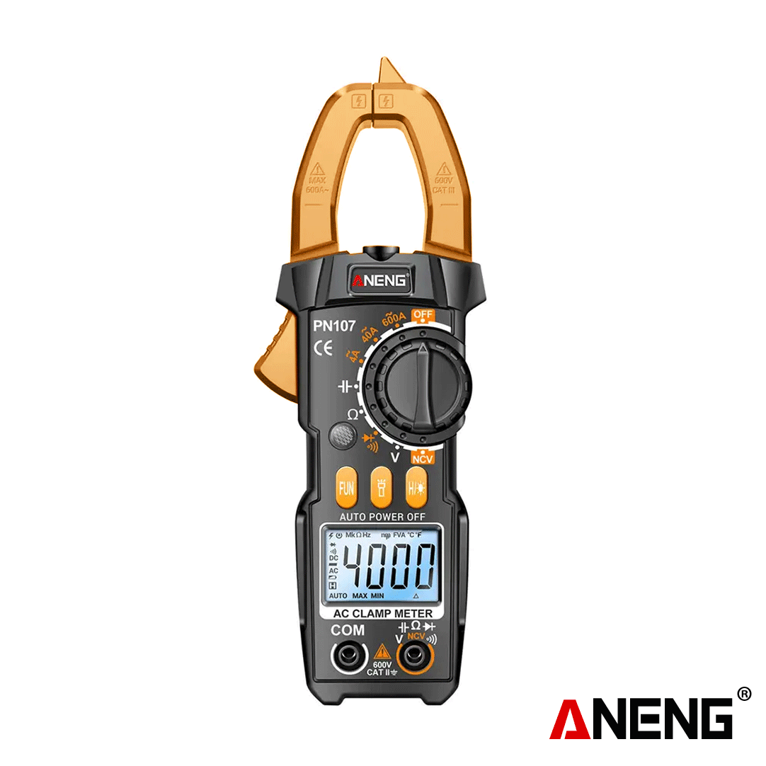 Aneng Pn Digital Counts Clamp Meter Volt Multimeter Diode Ncv