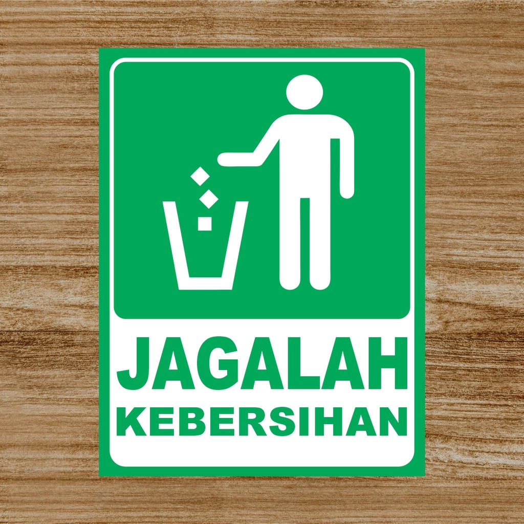 Sticker Tempat Sampah Organik Non Organik Sampah Medis Stiker Sampah