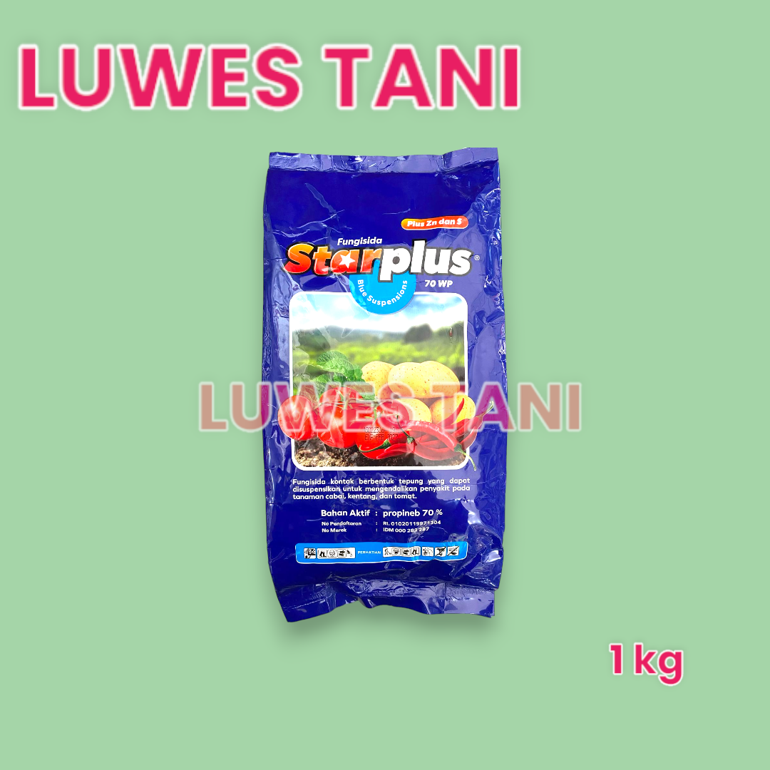 Fungisida Starplus 70wp 1 Kg Propineb Biru Lazada Indonesia