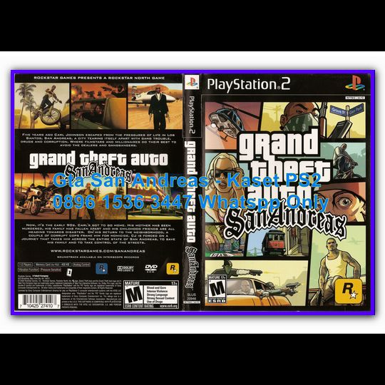 Gta San Andreas Sub Indonesia Kaset Ps Lazada Indonesia