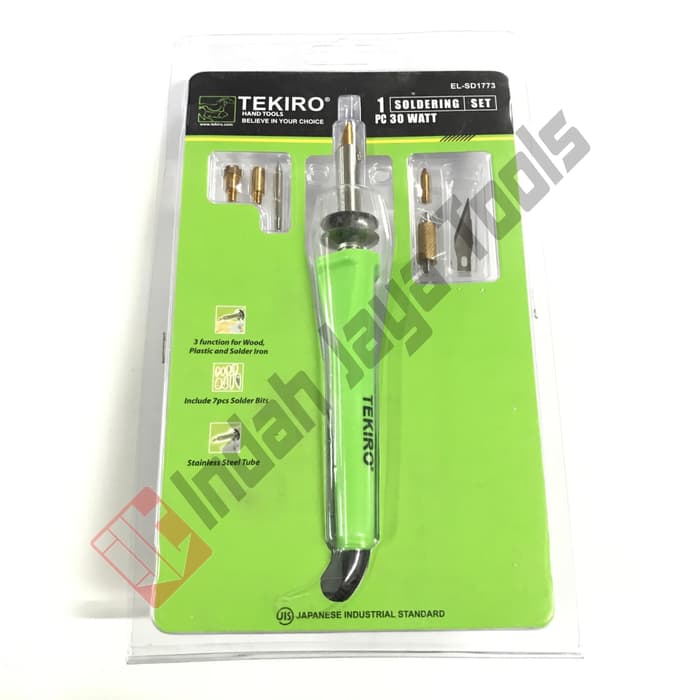 TEKIRO Solder Multifungsi 30 Watt Set 3 In 1 Solder Listrik Lazada