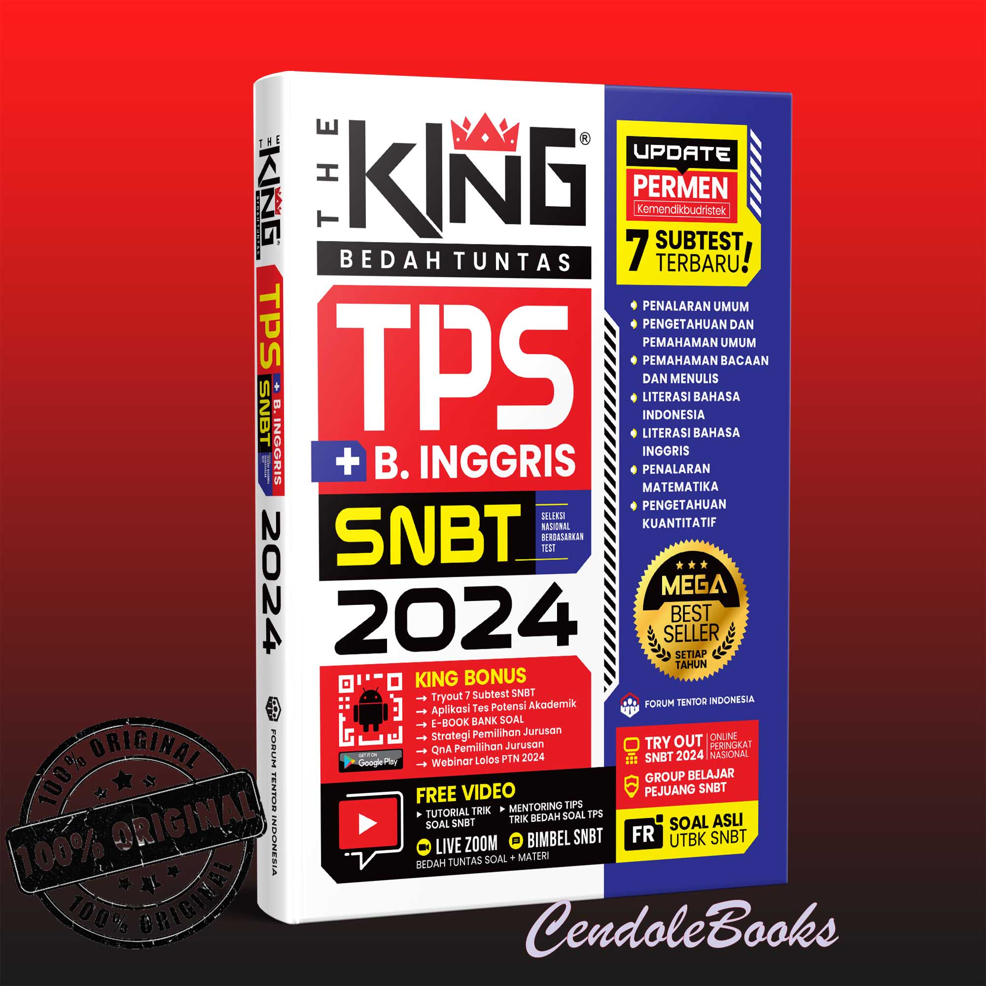 Buku SNBT 2024 The King Bedah Tuntas TPS SNBT 2024 Update PERMEN