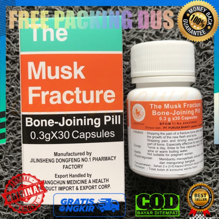 The Musk Fracture Bone Joining Pill Kapsul Aman Berkhasiat Ampuh