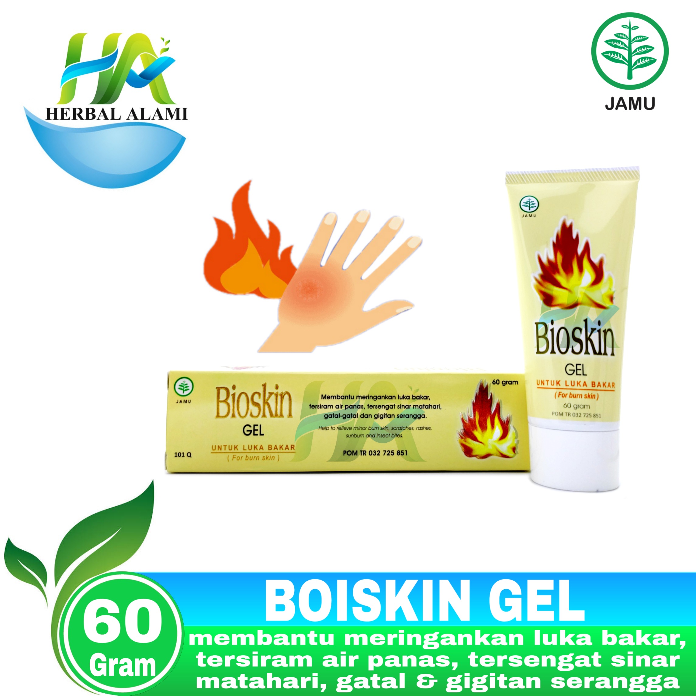 Bioskin Gel Gr Obat Luka Bakar Salep Luka Bakar Lazada Indonesia