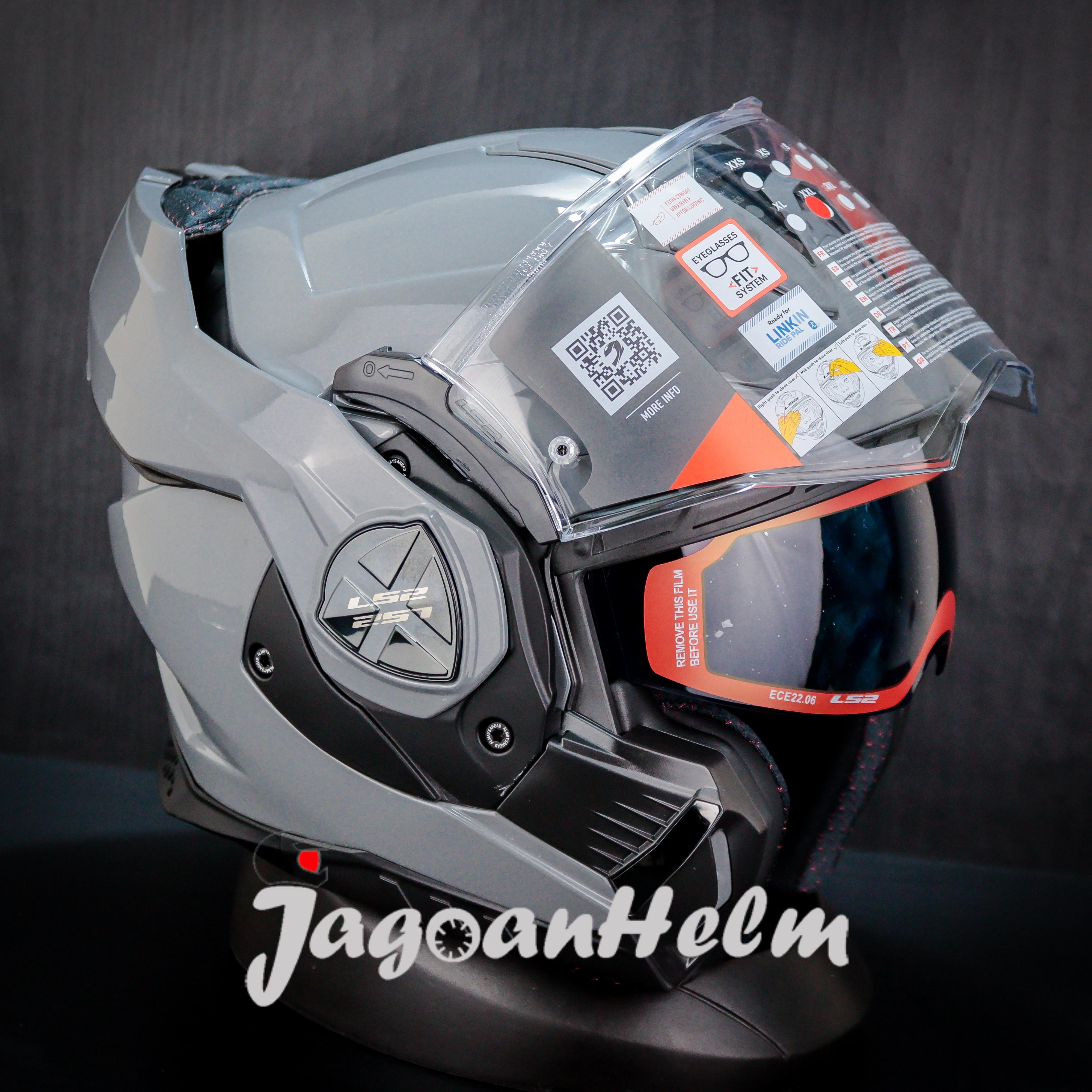 LS2 HELM FF901 ADVANT X SOLID NARDO GREY MODULAR Lazada Indonesia