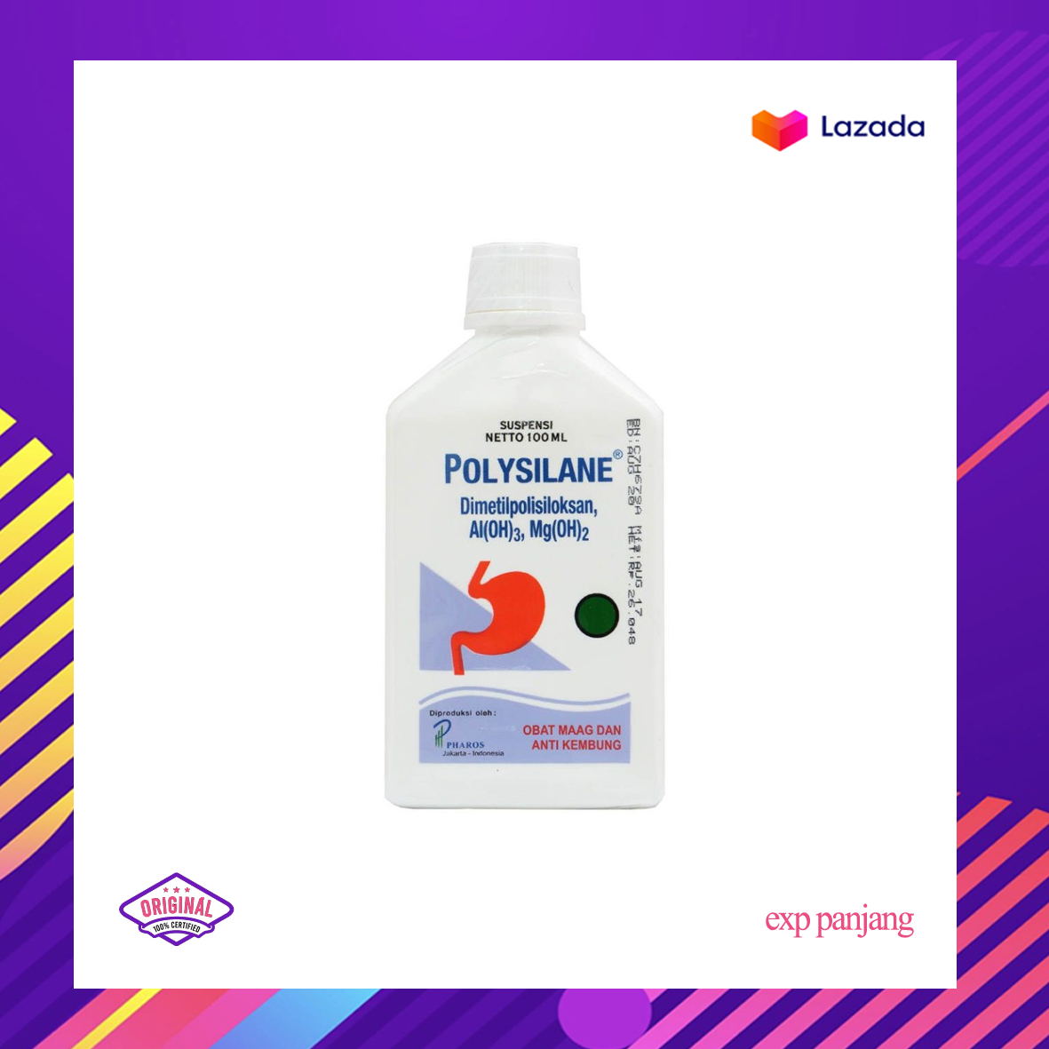 Polysilane Suspensi 100 Ml Lazada Indonesia