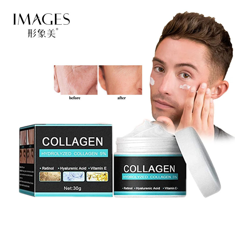 Images X Eelhoe Collagen Krim Anti Keriput Pelembab Wajah Pria Vitamin