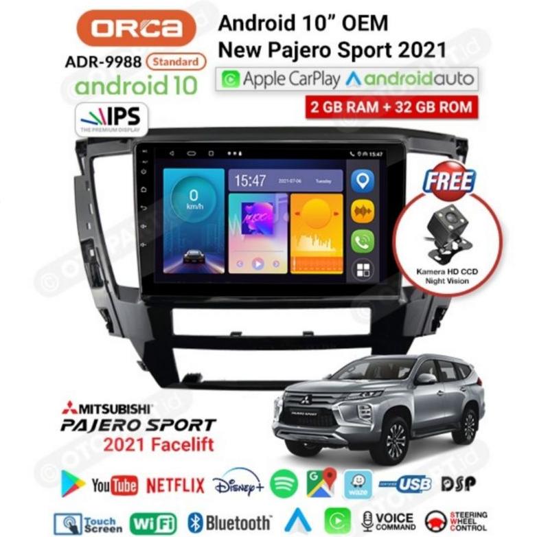 Head Unit Android Inch Orca Adr New Series Carplay Pajero