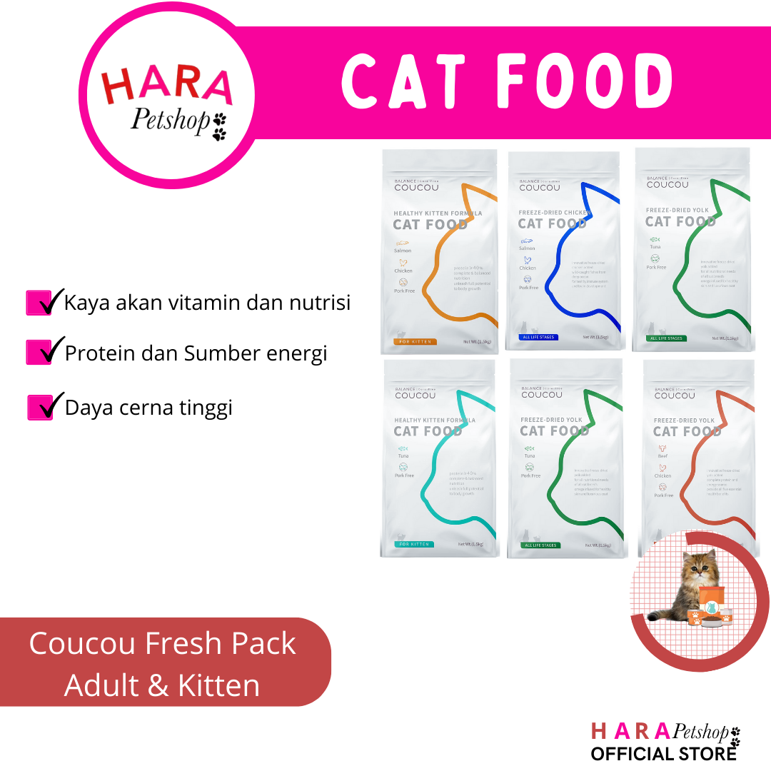 Makanan Kucing Coucou All Stage Dry Cat Food Kg Lazada Indonesia