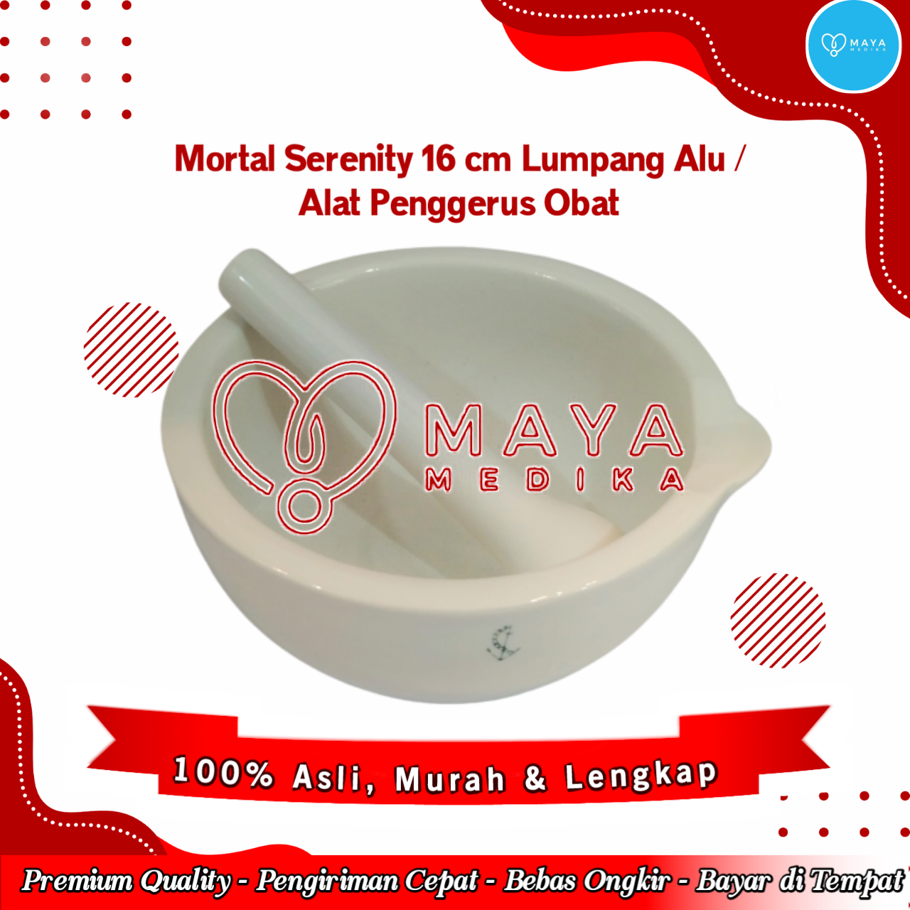 Mortal Serenity Cm Lumpang Alu Alat Penggerus Obat Lazada Indonesia