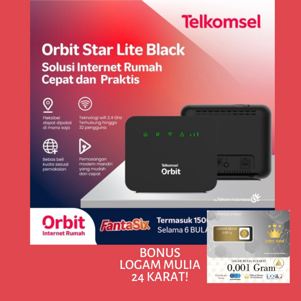 Modem Wifi Home Router G Telkomsel Orbit Star Lite Unlock Lazada