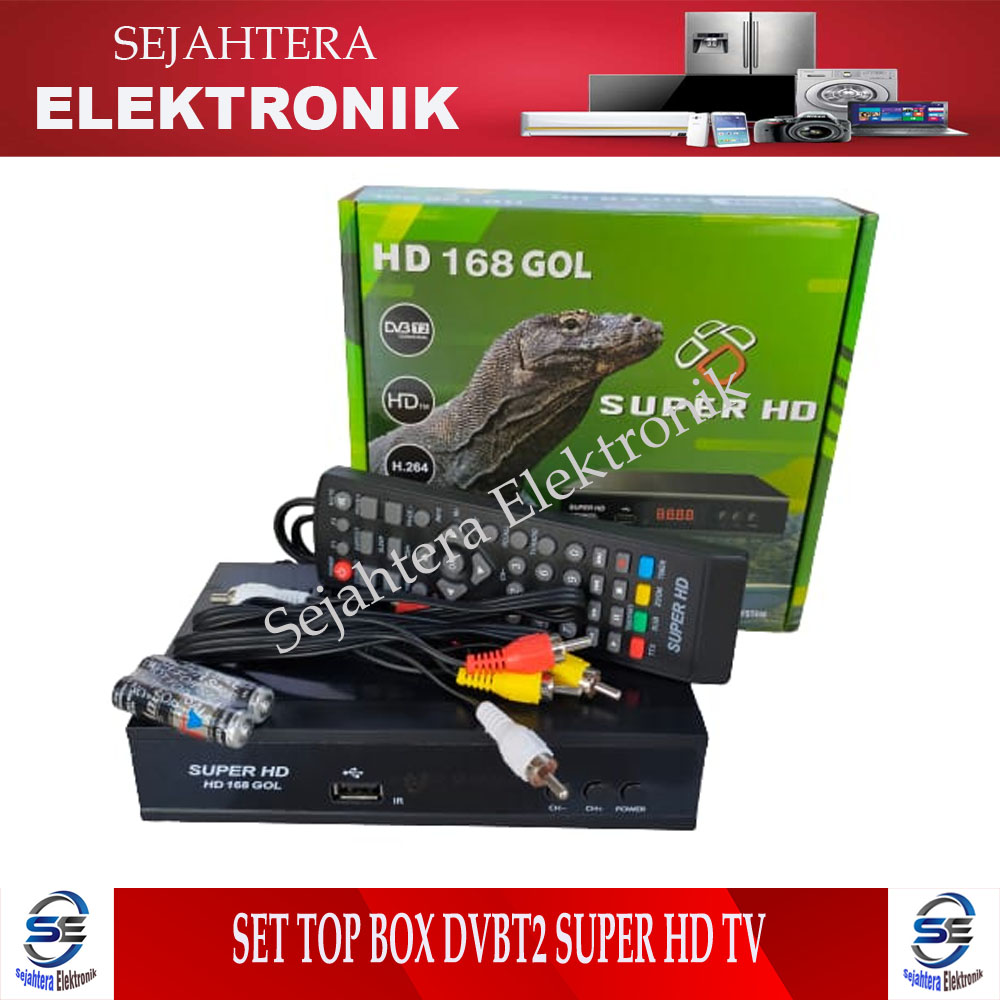 STB Super HD Komodo Kijang Dan Harimau SET TOP BOX DVBT2 SUPER HD